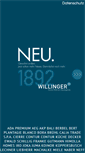 Mobile Screenshot of moebel-willinger.de